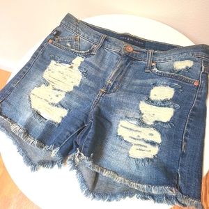 Rock & Republic Hula Denim Midi Shorts Size 4